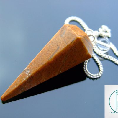 Camel Jasper Pendulum Natural Gemstone for Dowsing Scrying Divination Meditation Michael's UK Jewellery