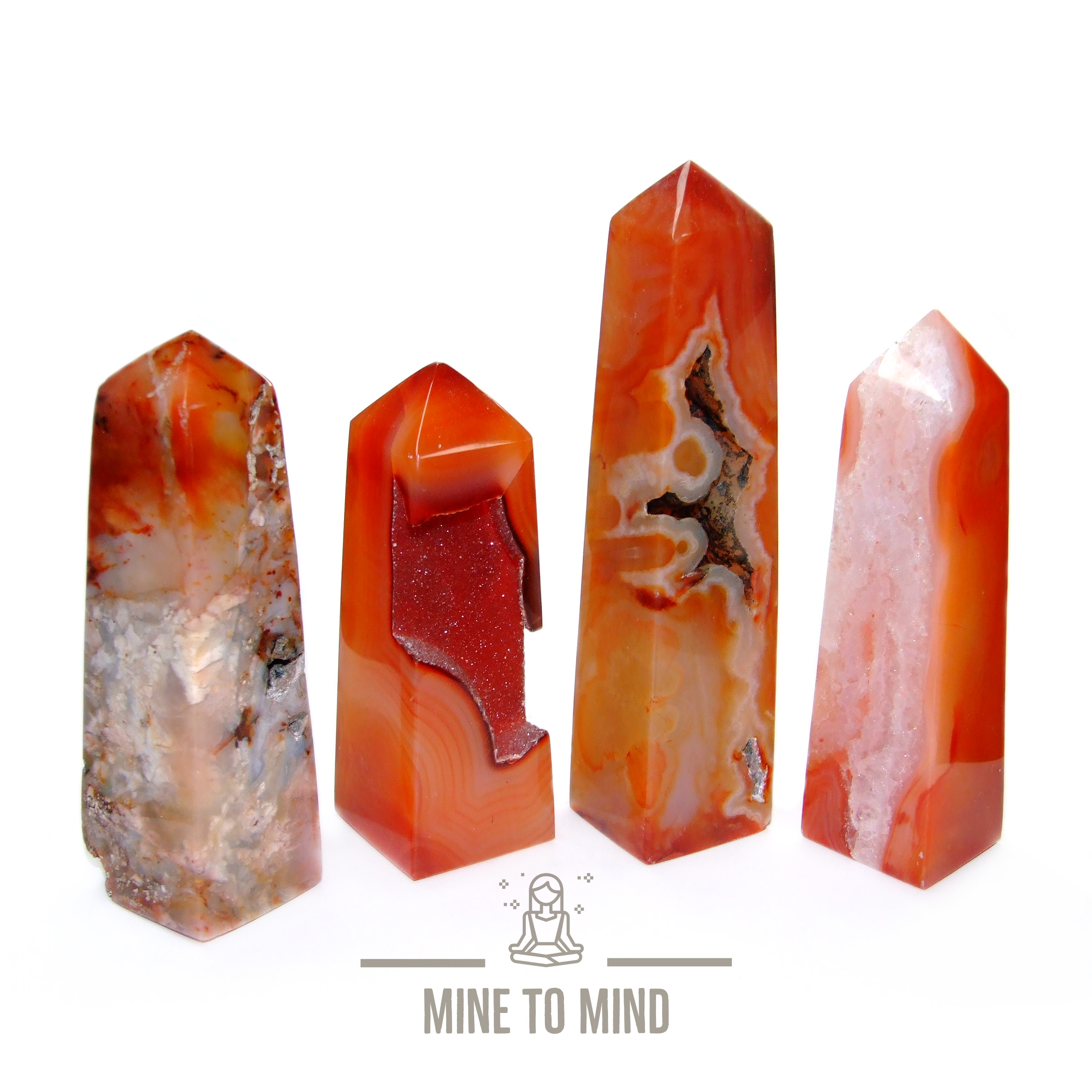 Carnelian Gemstone Obelisk Mine To Mind
