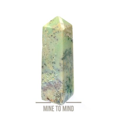 Chrysoprase Square Gemstone Obelisk Mine To Mind