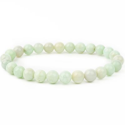Chrysoprase Tanzania Natural Gemstone Bracelet 6-9'' Elasticated Michael's UK Jewellery