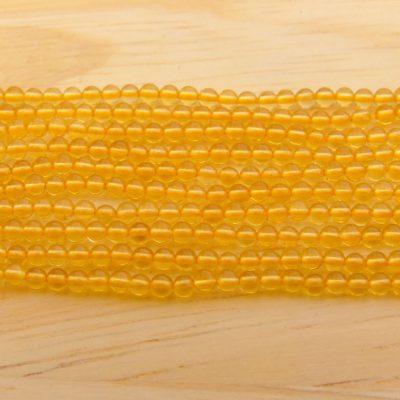 Citrine Natural Gemstone Gemstone Round Beads 2mm Strand (Approx. 180 Beads) Michael's UK Jewellery