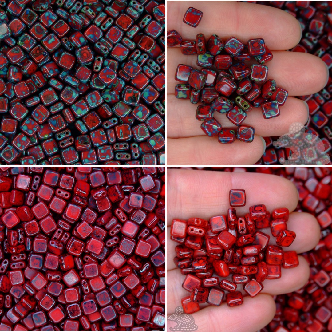 CzechMates Tile Beads Opaque T93200 TK93200