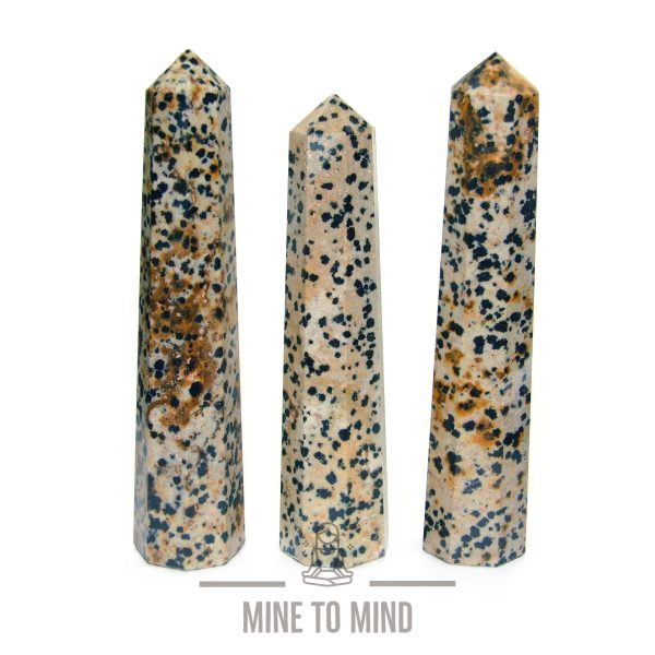 Dalmatian Jasper Gemstone Obelisk Mine To Mind