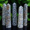 Dalmatian Jasper Tower Polished Natural Gemstone Crystal Obelisk Michael's UK Jewellery