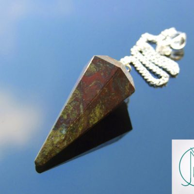 Dragon Stone Pendulum Natural Gemstone for Dowsing Scrying Divination Meditation Michael's UK Jewellery