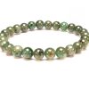 Emerald Bracelet Natural Gemstone 6-9'' Elasticated With Box Michael's UK Jewellery