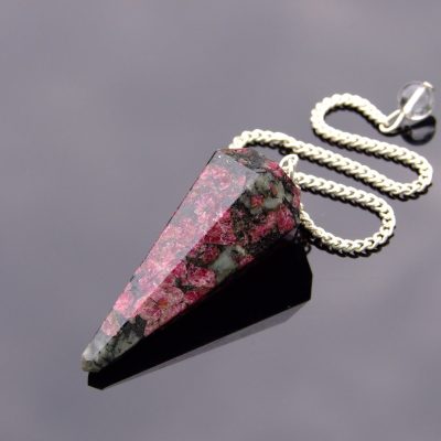 Eudialyte Pendulum Natural Gemstone for Dowsing Scrying Divination Meditation Michael's UK Jewellery