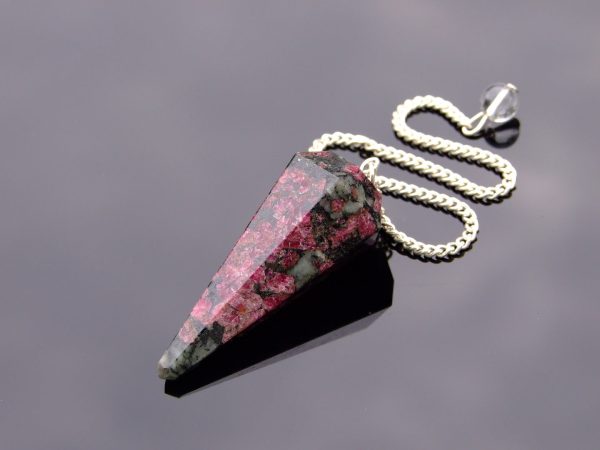 Eudialyte Pendulum Natural Gemstone for Dowsing Scrying Divination Meditation Michael's UK Jewellery