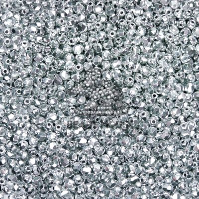 Fire Polished Beads 3mm Silver - Full Labrador beads mouse