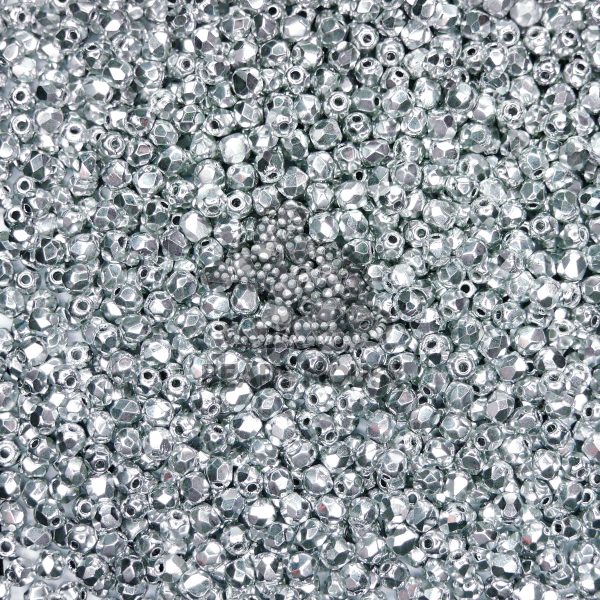 Fire Polished Beads 3mm Silver - Full Labrador beads mouse