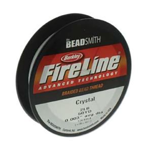 FireLine Braided Cord .003in/.07mm 50yards/45.72m Crystal Clear Michael's UK Jewellery
