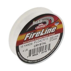 FireLine Braided Cord .005in/.12mm 15yards/13.72m Crystal Clear Michael's UK Jewellery