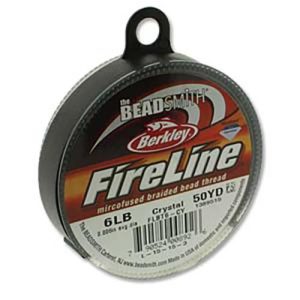 FireLine Braided Cord .006in/.15mm 50yards/45.72m Crystal Clear Michael's UK Jewellery