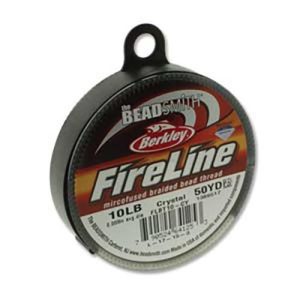 FireLine Braided Cord .008in/.20mm 50yards/45.72m Crystal Clear Michael's UK Jewellery