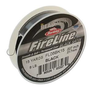 Fireline Braided Cord .007in/.17mm 15yards/13.72m Black Michael's UK Jewellery