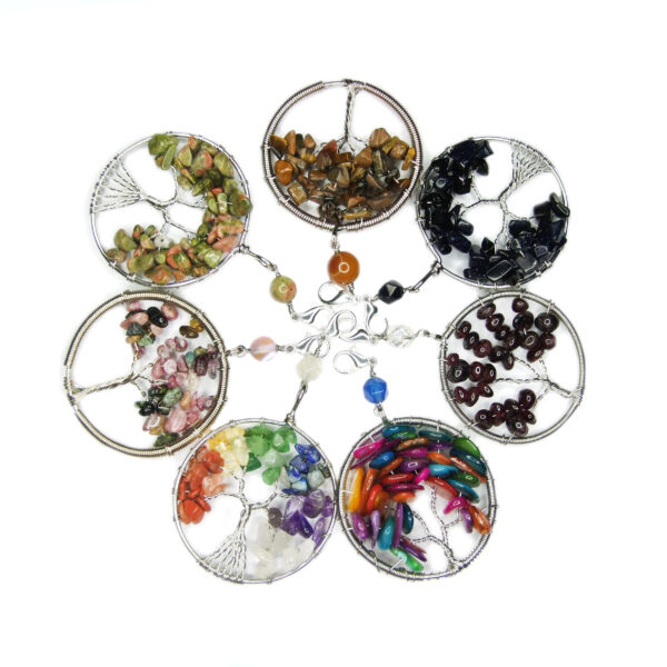 Gemstone Keychain Pendant minetomind beadsmouse.co.uk 04