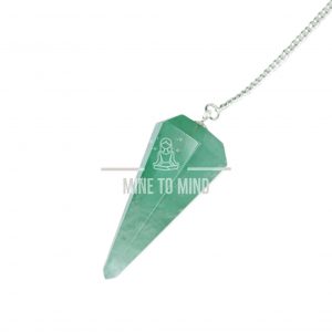 Green Fluorite Pendulum Gemstone for Dowsing Scrying Divination Meditation Green Fluorite Stone beads mouse mine to mind
