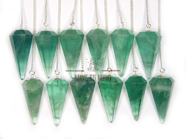 Green Fluorite Pendulum Gemstone for Dowsing Scrying Divination - Image 6