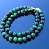 Green Tigers Eye Natural Dyed Gemstone Necklace 8mm Beaded 16-30inch Michael's UK Jewellery