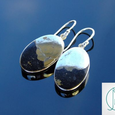 Healers Gold Natural Gemstone 925 Sterling Silver Earrings Michael's UK Jewellery