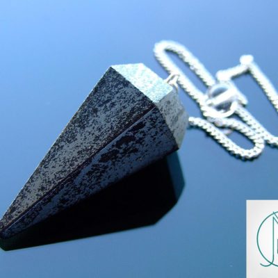 Hematite Pendulum Natural Gemstone for Dowsing Scrying Divination Meditation Michael's UK Jewellery