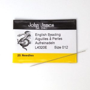 John James English Beading Needles Pack of 25 Size 12 Michael's UK Jewellery
