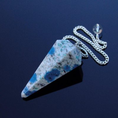 K2nite Pendulum Natural Gemstone for Dowsing Scrying Divination Meditation Michael's UK Jewellery