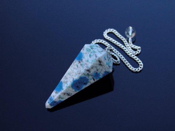 K2nite Pendulum Natural Gemstone for Dowsing Scrying Divination Meditation Michael's UK Jewellery