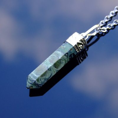 Kambaba Jasper Hexa Point Pendant Necklace Michael's UK Jewellery