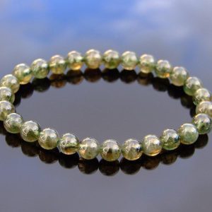 Kornerupine Natural Gemstone Bracelet 6-9'' Elasticated Michael's UK Jewellery