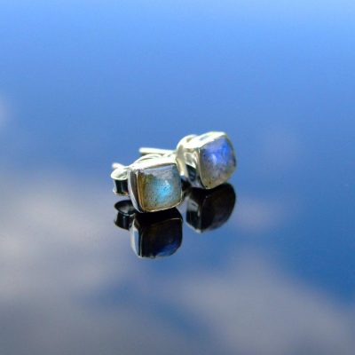Labradorite Natural Gemstone 925 Sterling Silver Earrings Michael's UK Jewellery