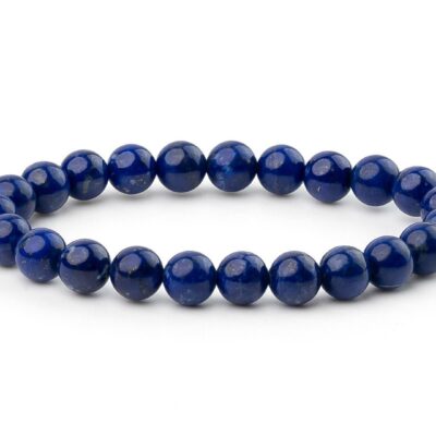 Lapis Lazuli AA Grade Natural Gemstone Bracelet 6-9'' Elasticated Michael's UK Jewellery