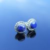 Lapis Lazuli Natural Gemstone 925 Sterling Silver Earrings Michael's UK Jewellery