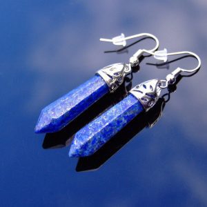 Lapis Lazuli Natural Gemstone Earrings Michael's UK Jewellery