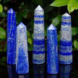 Lapis Lazuli Tower Polished Natural Gemstone Crystal Obelisk Michael's UK Jewellery