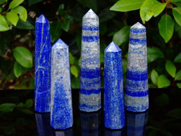 Lapis Lazuli Tower Polished Natural Gemstone Crystal Obelisk Michael's UK Jewellery