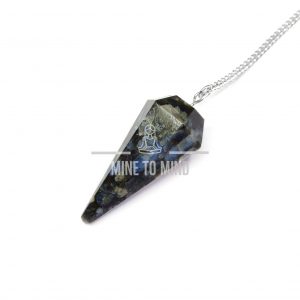 Llanite-Gemstone-Pendulum-Divination-Dowsing-Scrying-Wicca mine to mind beads mouse pendulum