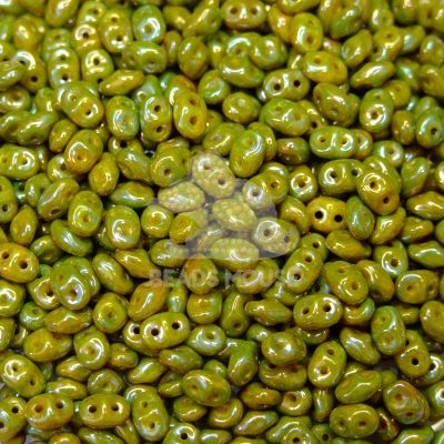 MATUBO Beads SuperDuo Nebula Opaque Yellow S7C83120 beads mouse