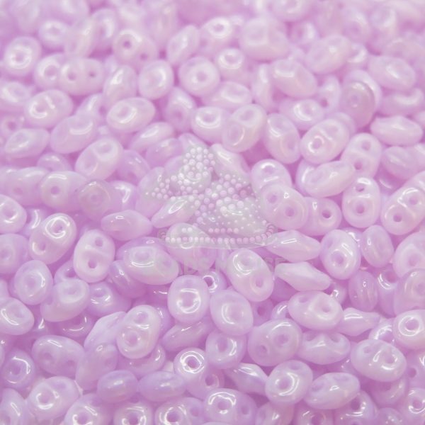 MATUBO Beads SuperDuo Opal Dark Violet 21310 beads mouse