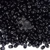 MATUBO Beads SuperDuo Opaque Jet Black 23980 beads mouse