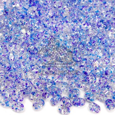 MATUBO™ Beads SuperDuo Confetti Splash Indigo 24406CR beads mouse