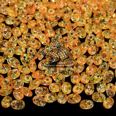 MATUBO™ Beads SuperDuo Confetti Splash Orange Yellow 24402CR beads mouse