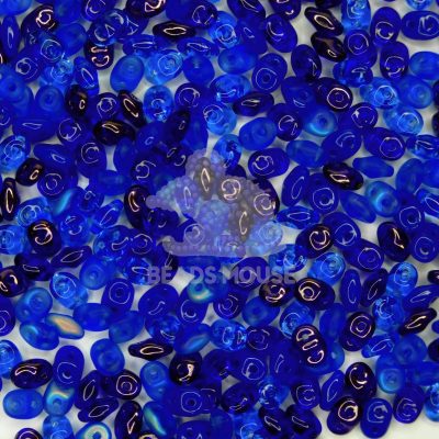 MATUBO™ Beads SuperDuo Royal Cobalt Blue Mix beads mouse