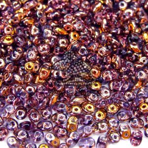 MATUBO™ Beads SuperDuo Tanzanite Capri Gold C20500 beads mouse