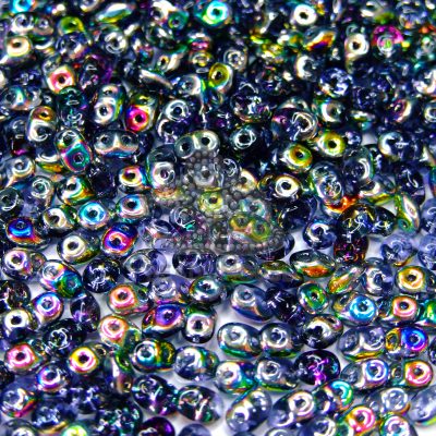 MATUBO™ Beads SuperDuo Tanzanite Vitrail V20500 beads mouse