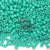 10g MATUBO™ Seed Beads 6/0 Green Turquoise Opaque 4mm beads mouse