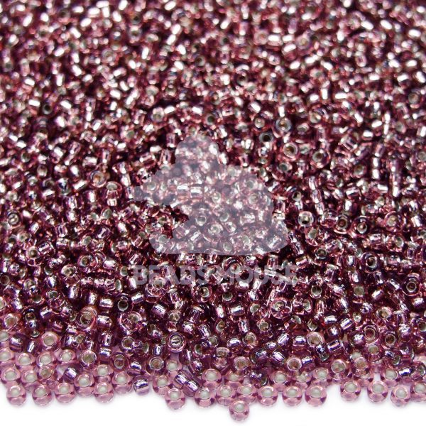 MIYUKI Seed Beads 912 Silver Lined Smoky Amethyst beads mouse