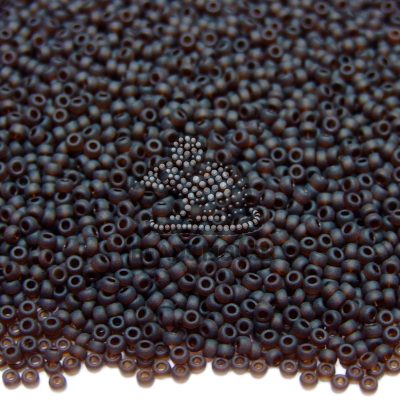 MIYUKI Seed Beads 9135F Matte Transparent Brown beads mouse