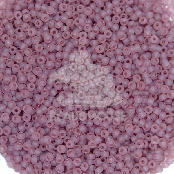 MIYUKI Seed Beads 9142F Matte Transparent Smoky Amethyst beadsmouse.co.uk