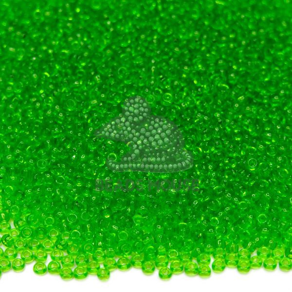 MIYUKI Seed Beads 9144 Transparent Lime 11/0